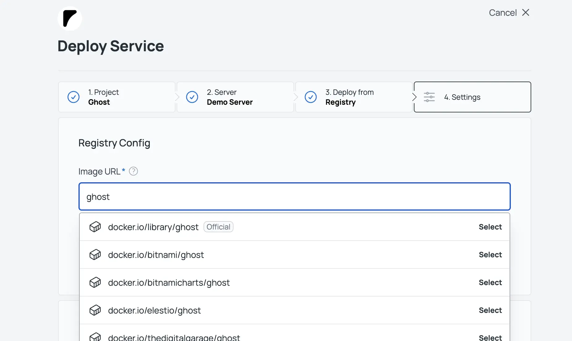 Ghost Image Selection